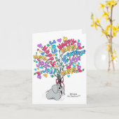 Karte "GUTE NACHDENKEN" (Gelbe Blume)