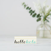 Karte Hallo Dolmetscher Übersetzer Professor (Stehend Vorderseite)