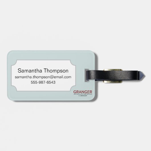 Karte: Hawaii, 1905 Gepäckanhänger (Rückseite horizontal)