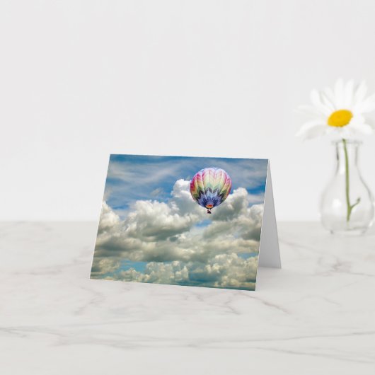 Karte - Heißluftballon im Flug (Kleines Gewächs)