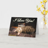 Karte "I Liebe You" (Gelbe Blume)