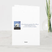 Karte "Ich habe sie eine Nacht gesehen" (Rückseite)