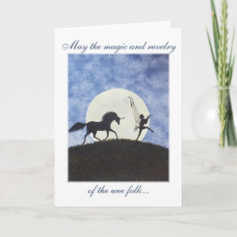 Karte "Ich habe sie eine Nacht gesehen"