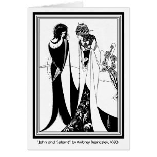 Karte: Illustration durch Aubrey Beardsley