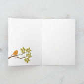 Karte "In einem Obstgarten Gehört" (Robin und Spar (Innenseite)