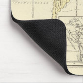 Karte in Farbe der Welt Mousepad (Ecke)