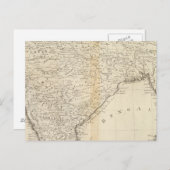 Karte Indiens (Vorne/Hinten)