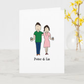 Karte individuell anpassbar - Kaffeepause (Gelbe Blume)