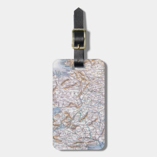 Karte: Irland, 1851 Gepäckanhänger