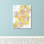 KARTE: IRLAND, c1890 Leinwanddruck (Insitu (Holzboden))