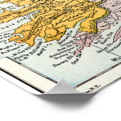 KARTE: IRLAND, c1890 Poster (Ecke)