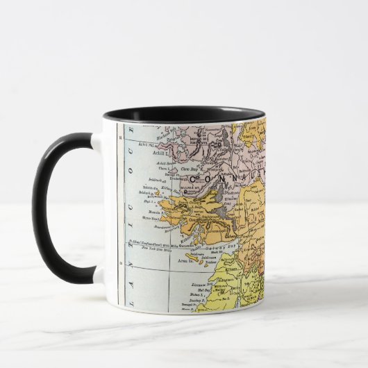 KARTE: IRLAND, c1890 Tasse (Links)