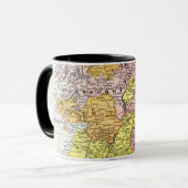 KARTE: IRLAND, c1890 Tasse (Vorderseite Links)