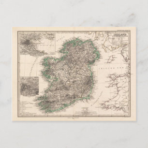 Karte Irlands (1876)