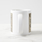 Karte Irlands Jumbo-Tasse (Rückseite)