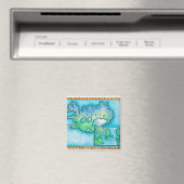 Karte Islands Magnet (In Situ (Geschirrspüler))