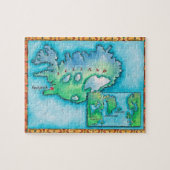 Karte Islands Puzzle (Horizontal)