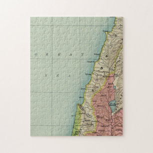Karte Israels Puzzle
