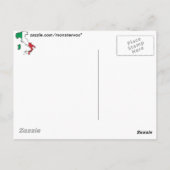 Karte Italiens (Rückseite)