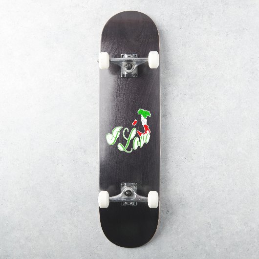Karte Italiens Aufkleber (Skateboard)