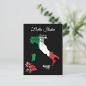 *~* Karte Italiens Bella Italia Italia (Stehend Vorderseite)