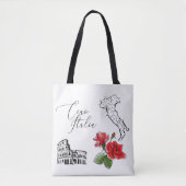 *~* Karte Italiens Ciao Italia Tasche (Vorderseite)