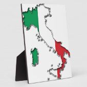 Karte Italiens Fotoplatte (Seite)