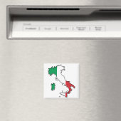 Karte Italiens Magnet (In Situ (Geschirrspüler))
