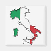 Karte Italiens Magnet (Vorne)