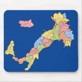 Karte Italiens * Mapa de Italia Mousepad (Vorne)