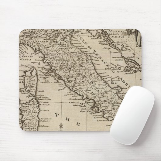 Karte Italiens Mousepad (Mit Mouse)