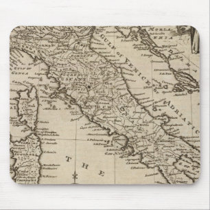 Karte Italiens Mousepad