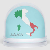 Karte Italiens Souvenir Snow Globe Schneekugeln (Vorderseite)