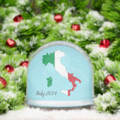 Karte Italiens Souvenir Snow Globe Schneekugeln (Weihnachten)