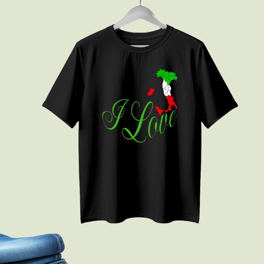 Karte Italiens T-Shirt