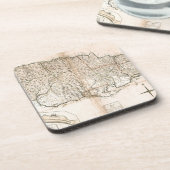 KARTE: JAMAIKA, 1755 2 GETRÄNKEUNTERSETZER (Linke Seite)