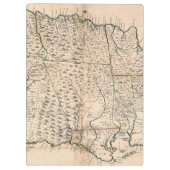 KARTE: JAMAIKA, 1755 2 KLEMMBRETT (Rückseite)