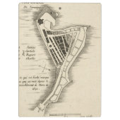 KARTE: JAMAIKA, 1755 KLEMMBRETT (Rückseite)