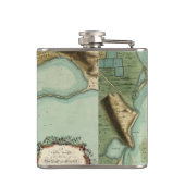 KARTE: JAMAIKA, 1756 FLACHMANN (Rückseite)