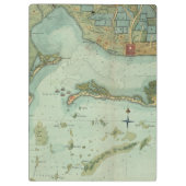 KARTE: JAMAIKA, 1756 KLEMMBRETT (Rückseite)