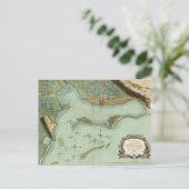 KARTE: JAMAIKA, 1756 POSTKARTE (Stehend Vorderseite)