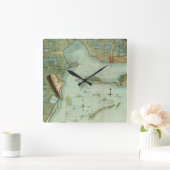 KARTE: JAMAIKA, 1756 QUADRATISCHE WANDUHR (Zuhause)