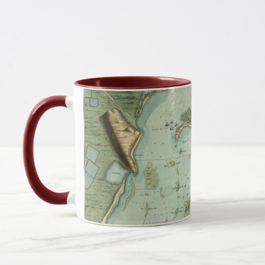 KARTE: JAMAIKA, 1756 TASSE (Links)