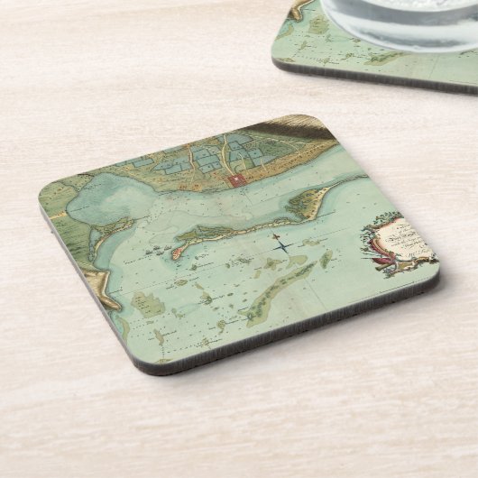 KARTE: JAMAIKA, 1756 UNTERSETZER (Linke Seite)