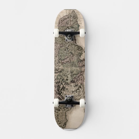 KARTE: JAMAIKA, 1763 SKATEBOARD (Vorderseite)