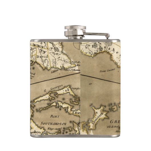 KARTE: JAMAIKA, 1767 FLACHMANN (Rückseite)