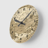 KARTE: JAMAIKA, 1767 RUNDE WANDUHR (Winkel)