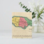 Karte Jamaikas (Stehend Vorderseite)