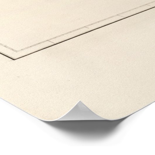 Karte Jamaikas Poster (Ecke)