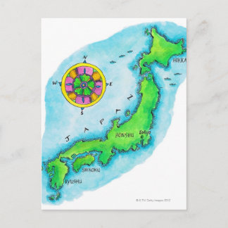 Karte Japans